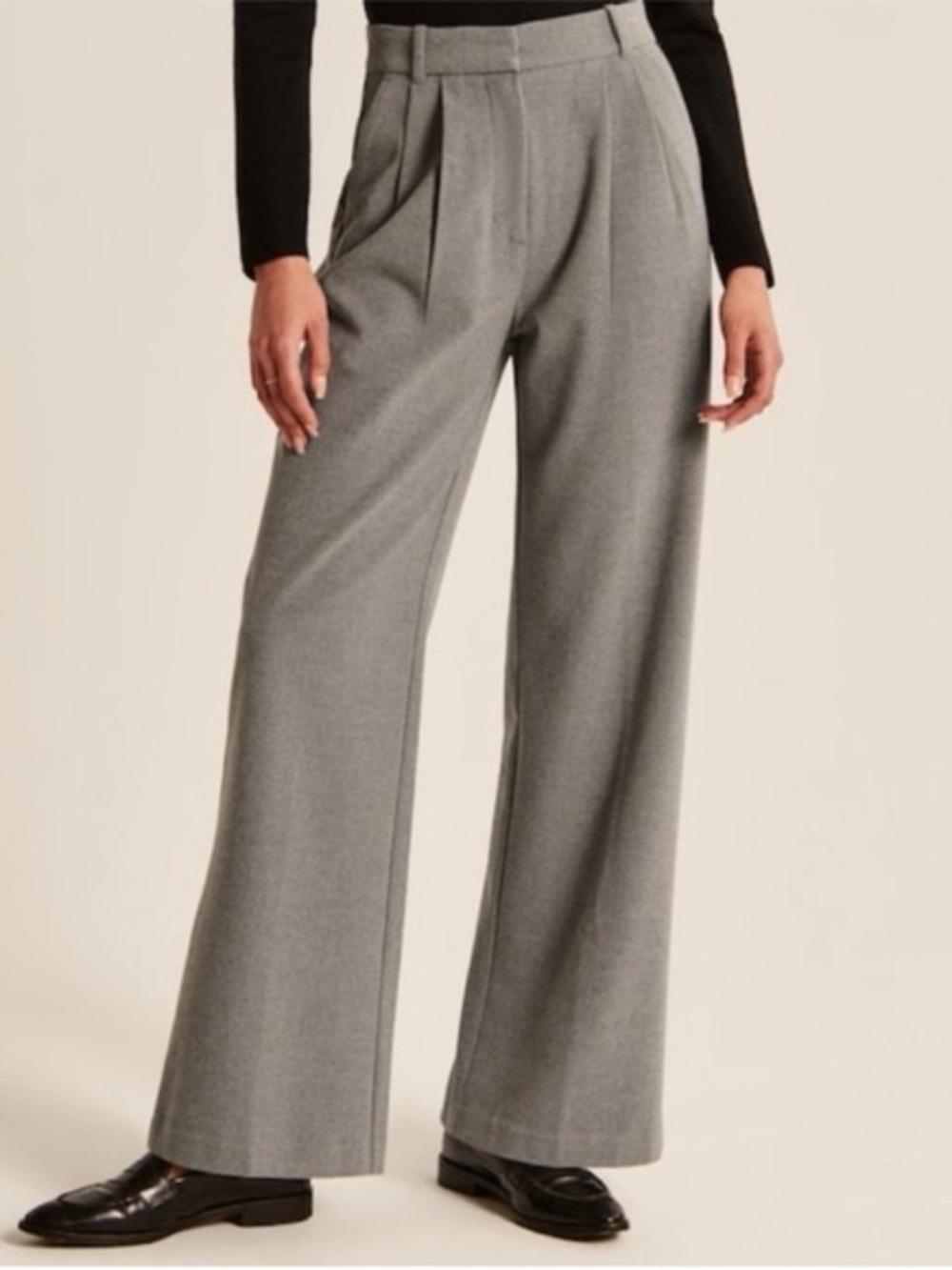 Abercrombie & Fitch Sloane Tailored Wide Leg Trousers